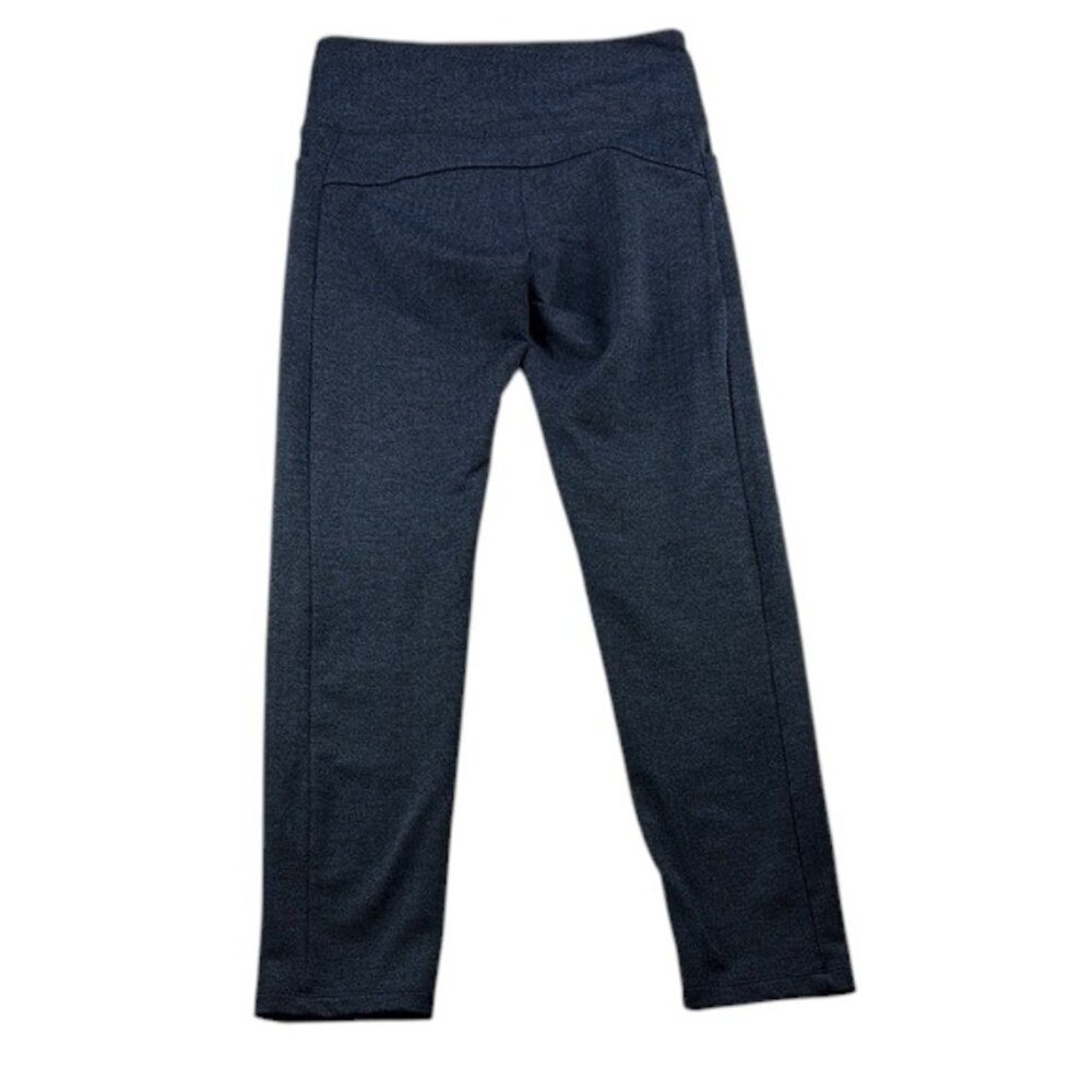 Athleta Leggings Black & Blue Herringbone Crop Women’s Size S Like New - Picture 2 of 10